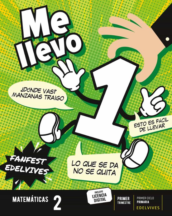 Matemáticas (Me llevo 1) 1º, 2º, 3º Trimestre
