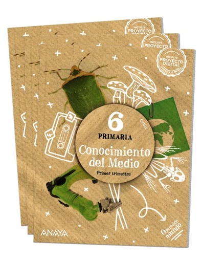[978-84-143-2300-7] CONOCIMIENTO DEL MEDIO 6º EDUCACION PRIMARIA OPERACIÓN MUNDO