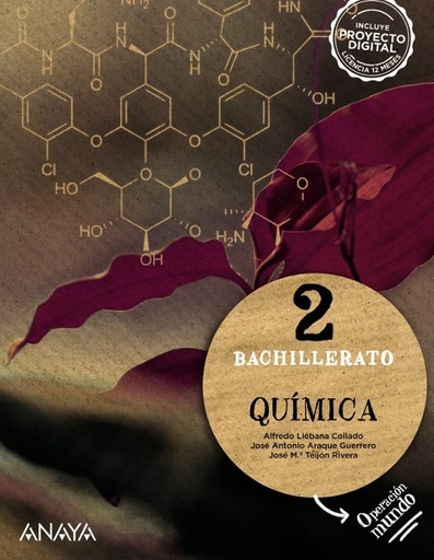 [978-84-143-2995-5] QUÍMICA 2º BACHILLERATO. OPERACIÓN MUNDO