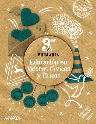 [978-84-143-0462-4] EDUCACIÓN EN VALORES CÍVICOS Y ÉTICOS 6º EDUCACION PRIMARIA OPERACIÓN MUNDO