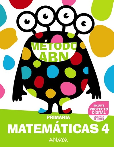 [978-84-143-2015-0] MATEMÁTICAS ABN 4º.